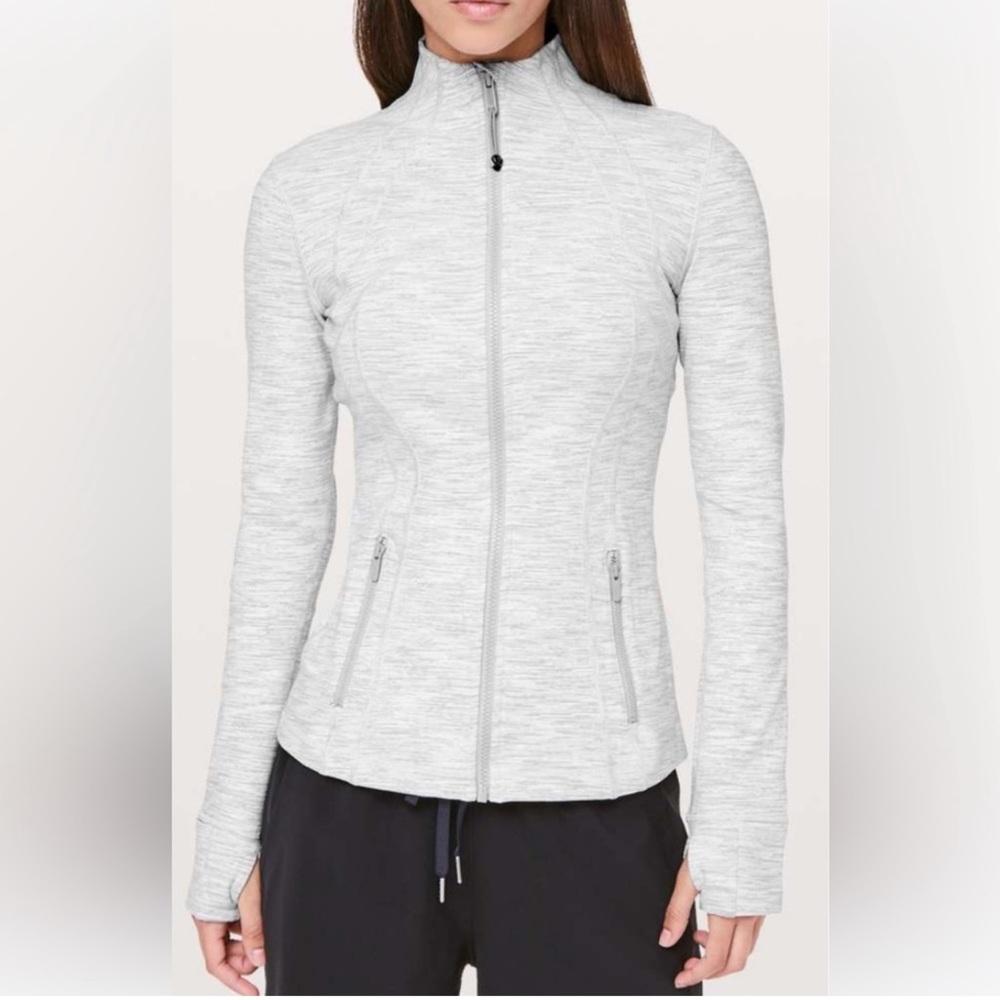Lululemon Define Jacket Size 8 Grey Space Nimbus Color
